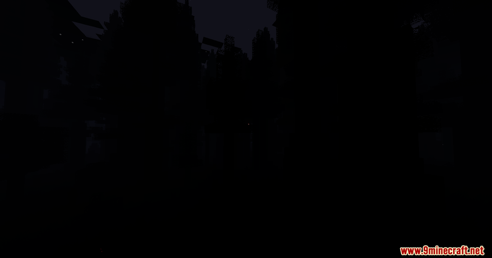 CHP Core Mod Screenshot 8 Very dark alleyway between tall buildings at night