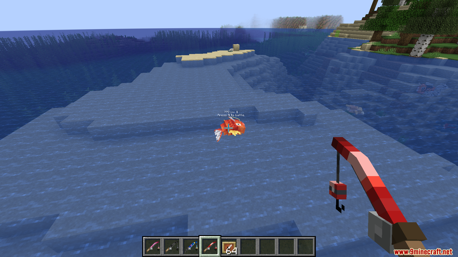 A wild Magikarp has been successfully fished from the water