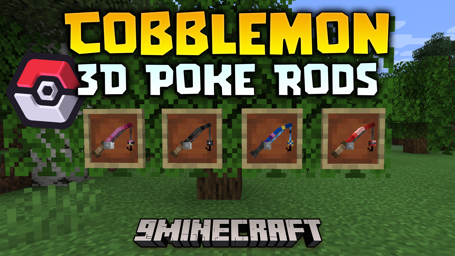Cobblemon 3D Poke Rods Resource Pack