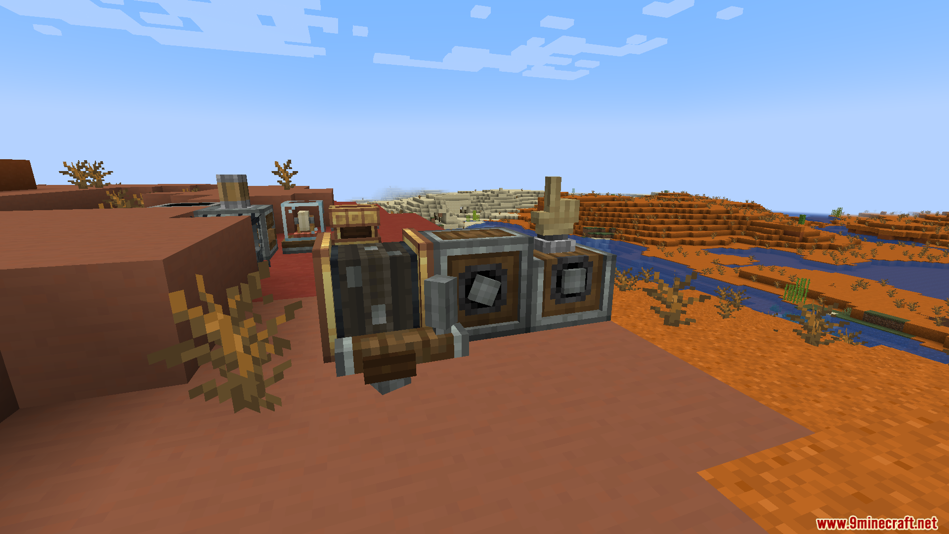 A mechanical mixer and basin for automated crafting