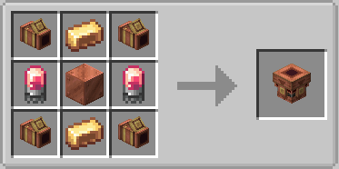 Create Fluidlogistic Mod Screenshot 13 Crafting recipe for a fluid packager block using various materials