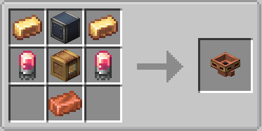 Create Fluidlogistic Mod Screenshot 17 Crafting recipe for a brass smart faucet using electron tubes and casings
