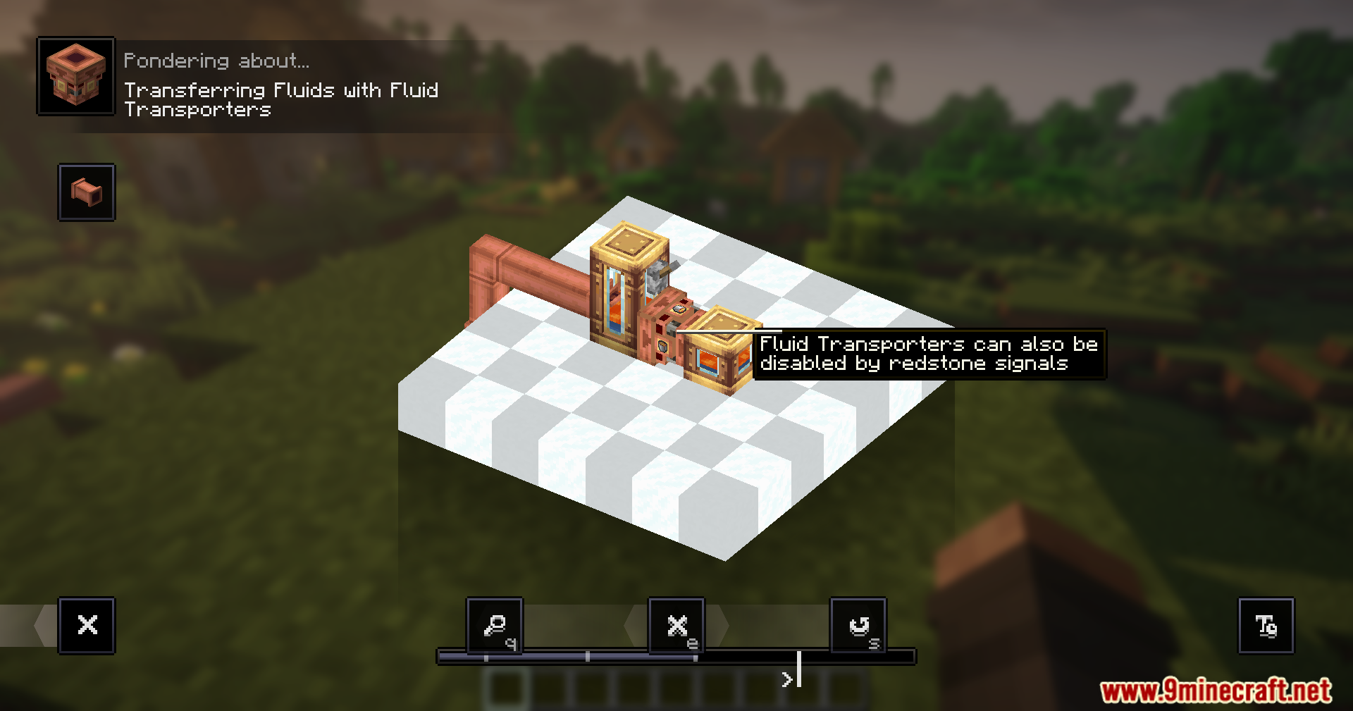 Create Fluidlogistic Mod Screenshot 3 Fluid Transporters can be disabled by redstone signals in Create Fluidlogistic Mod