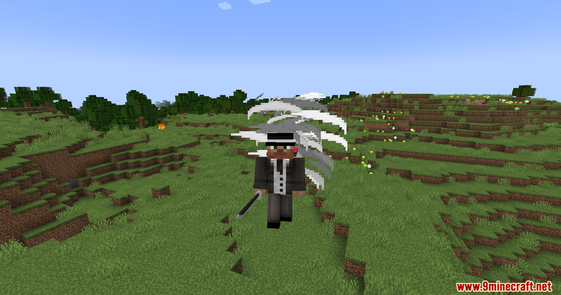 Player character performing a special sword attack