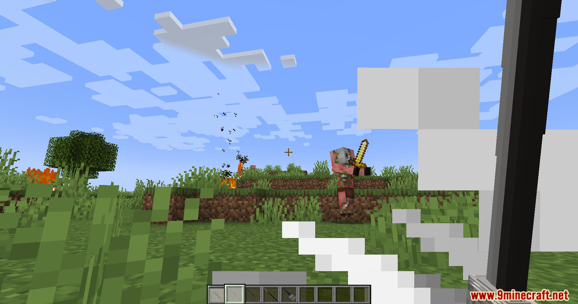 Using a sword's special ability in first person view