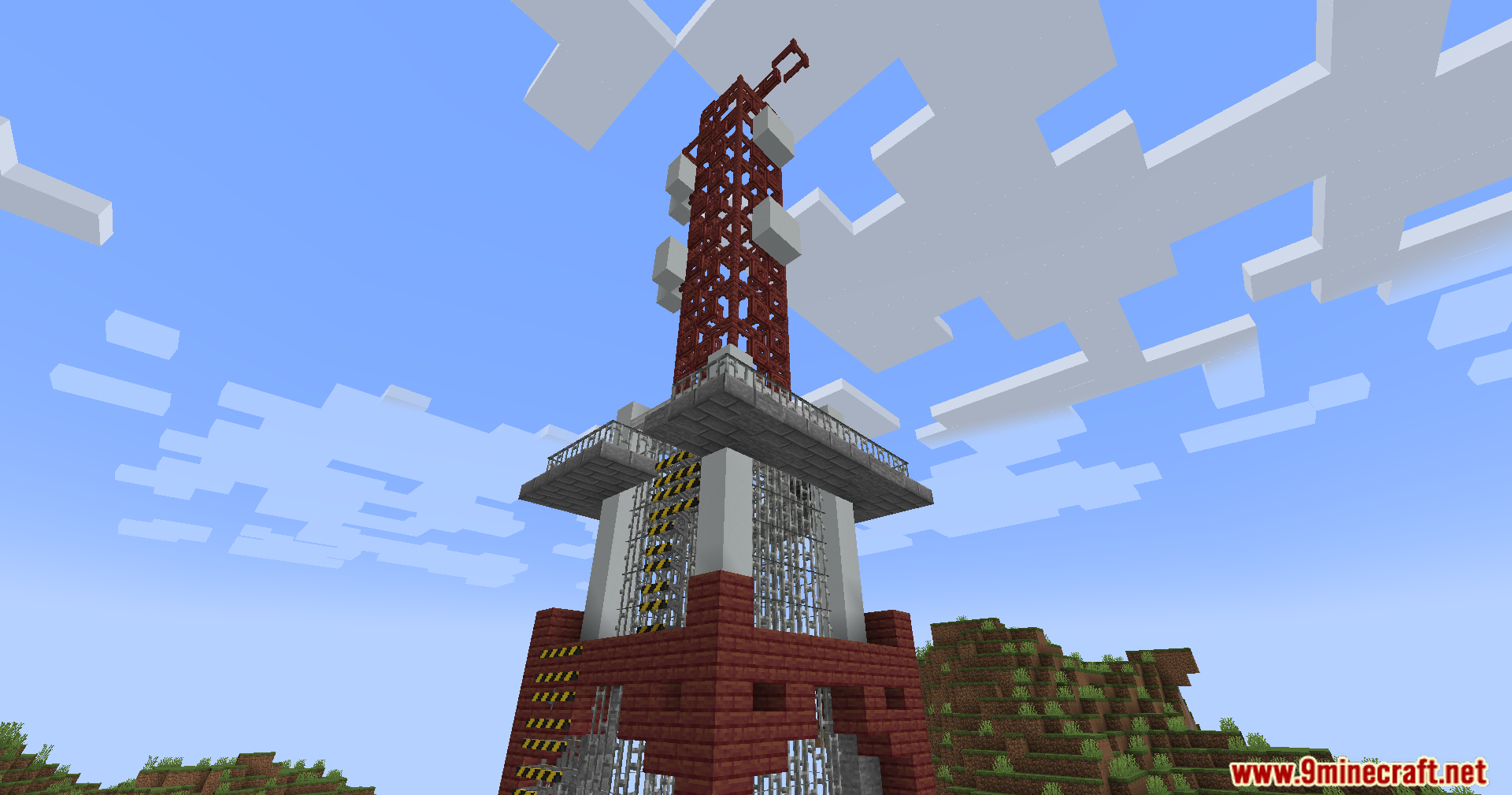 A radio tower structure from the Dead Air mod