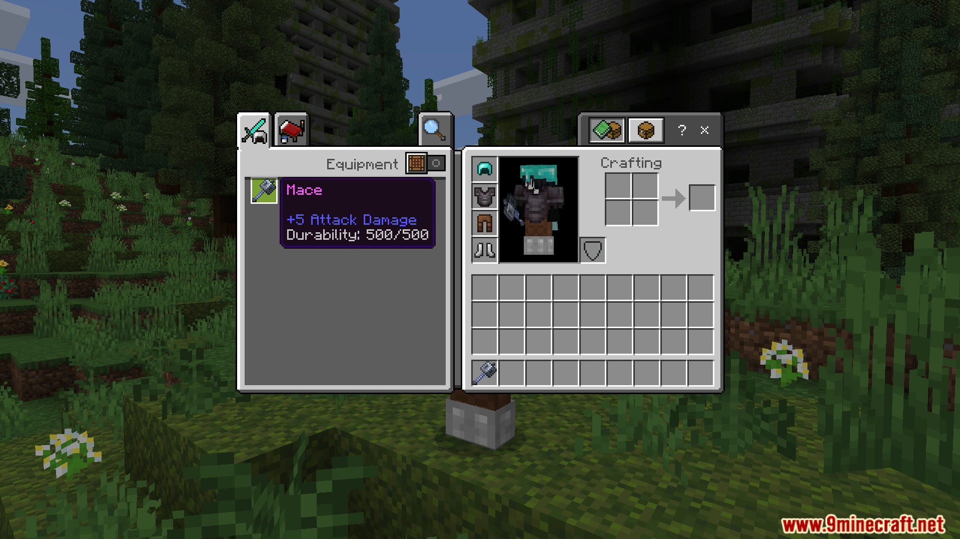 Durability Viewer Texture Pack Screenshot 3 View the durability numbers for weapons in the inventory menu
