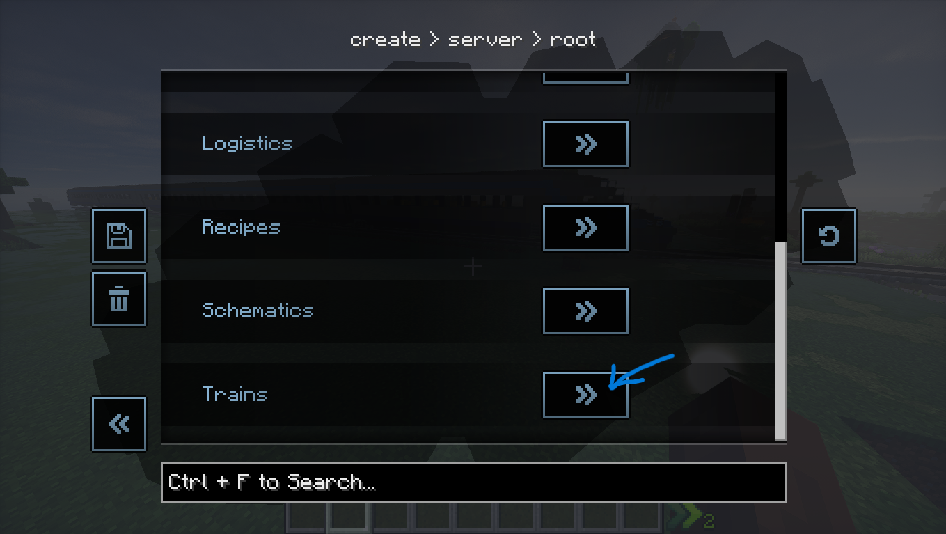 ED 250 Pendolino Schematic Screenshots 2 A menu screen shows the