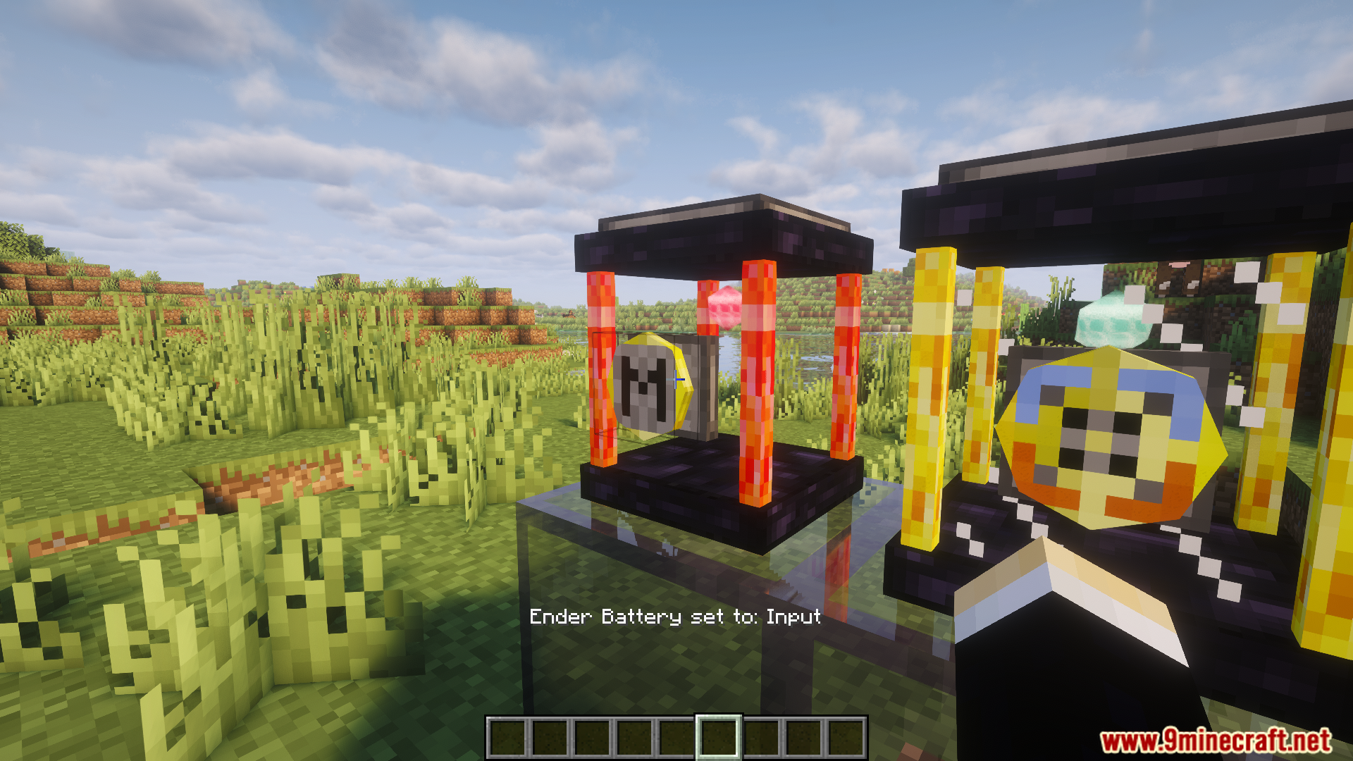 Setting an Ender Battery to input mode for power
