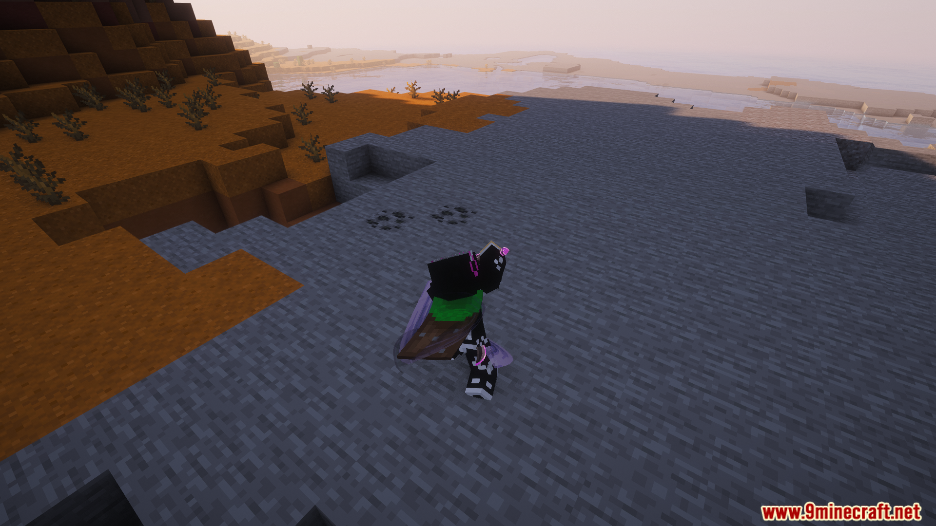 Player with Darknight Pursuiter blades sheathed on their back