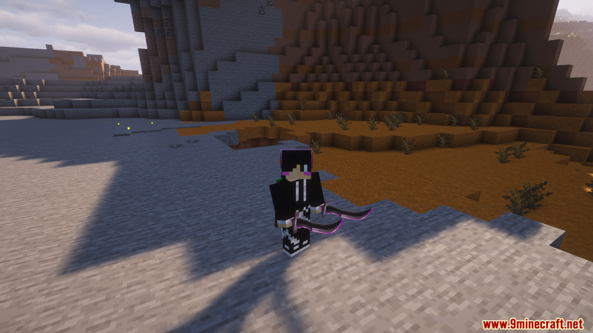 Player holding the dual Darknight Pursuiters blades