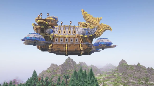 FLYING BASE Ready for Survival Air Battleship SKYFIRE from WoW Schematic Thumbnail
