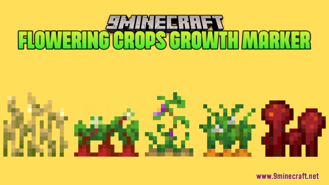 Flowering Crops Growth Marker Resource Pack