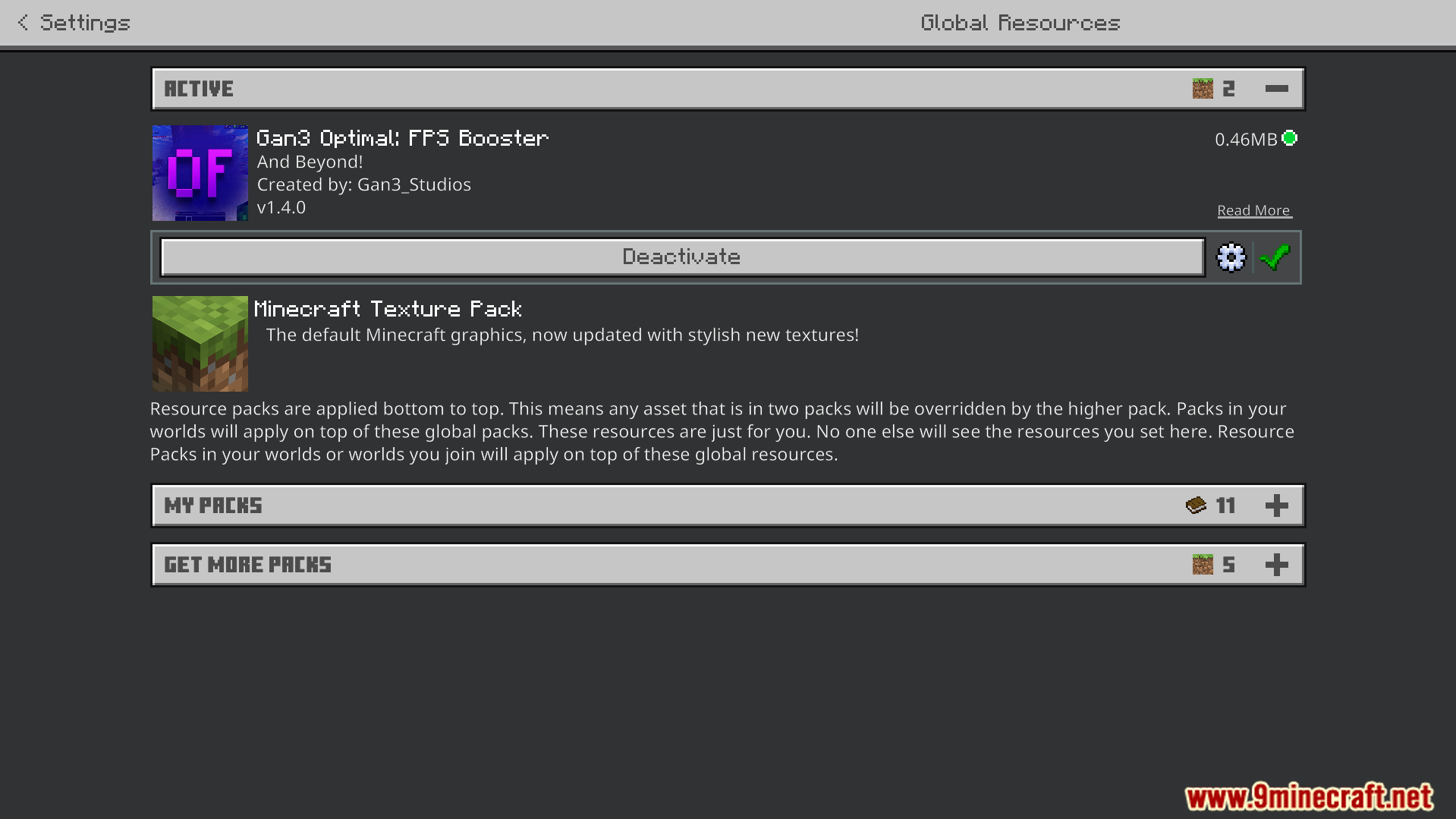 Gan3 Optimal FPS Texture Pack Screenshot 1
