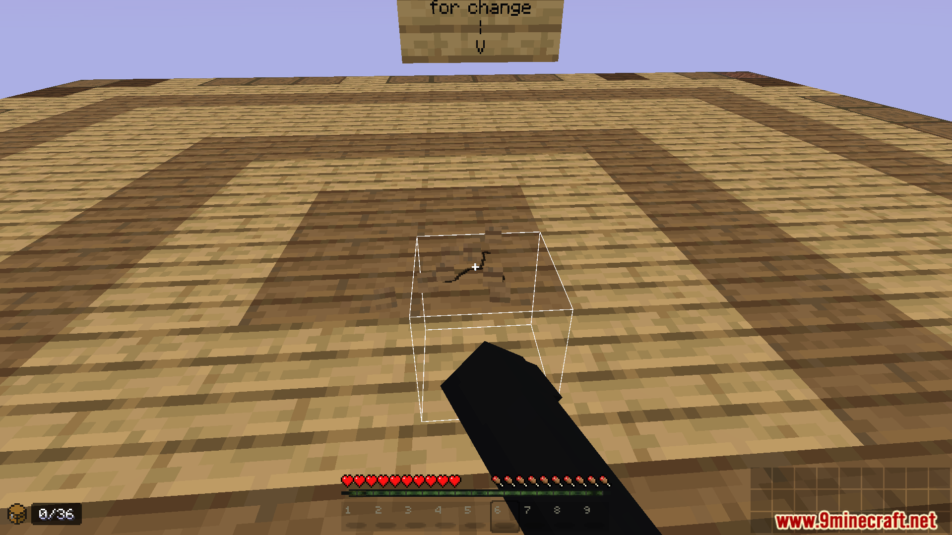 Giant One Block Map Screenshot 2 Breaking massive materials to gather resources for your sky base