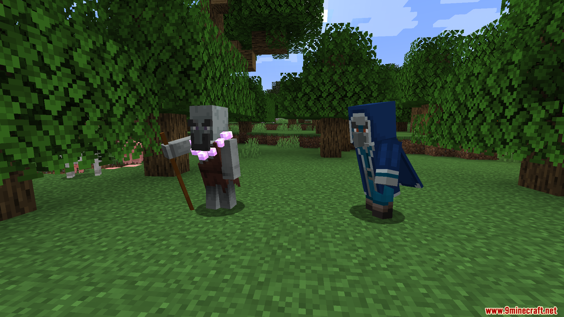 New hostile illager variants, a mage and a brute