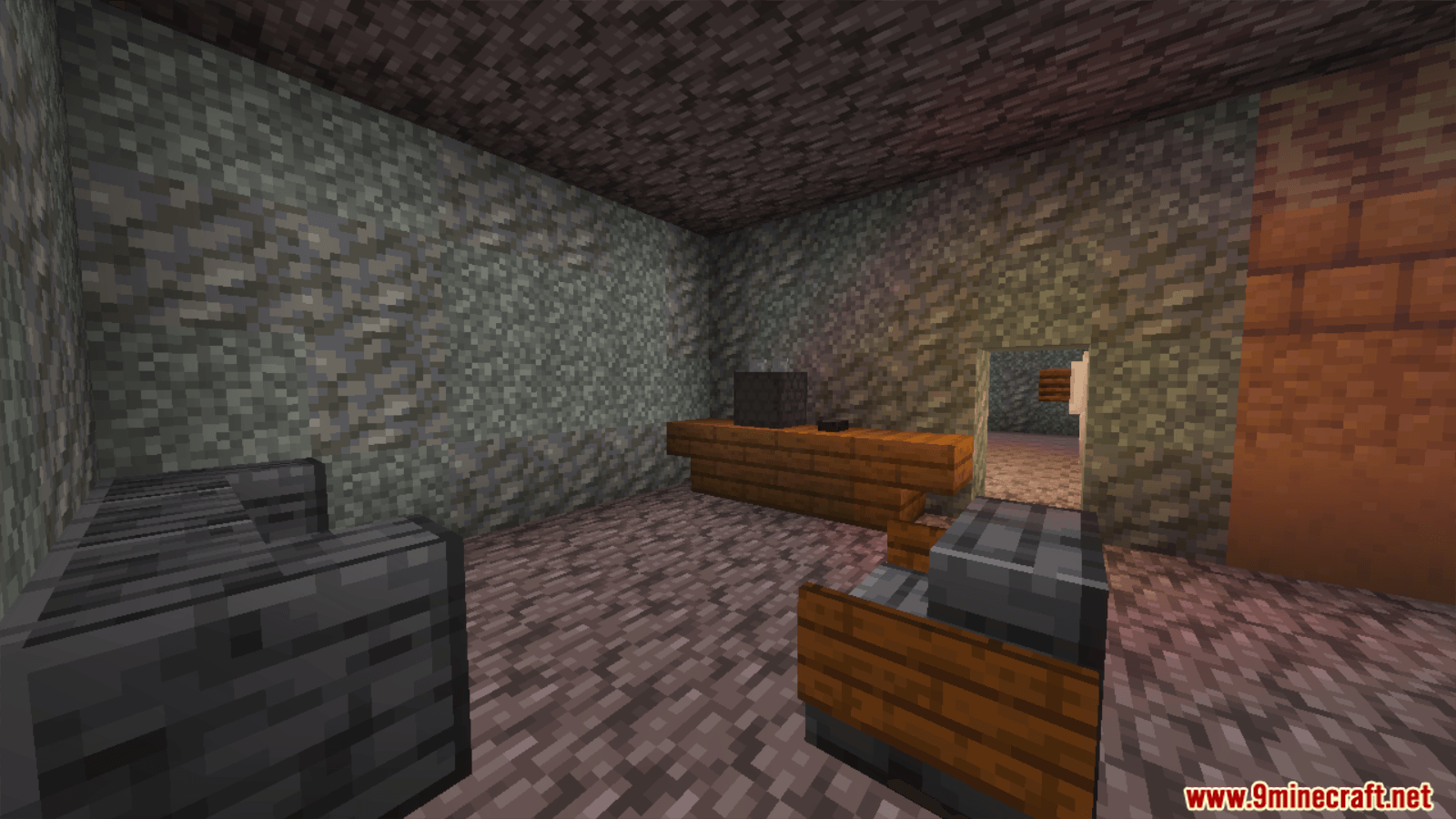 Explore detailed rooms like this office to find a way out