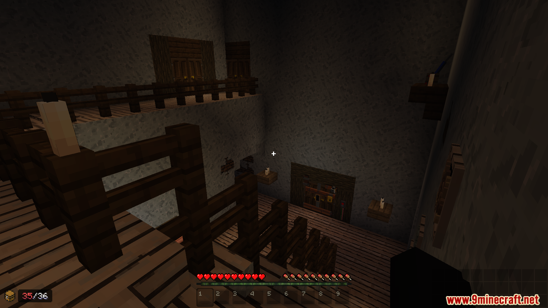 The enemy hears every noise inside this dark and scary house