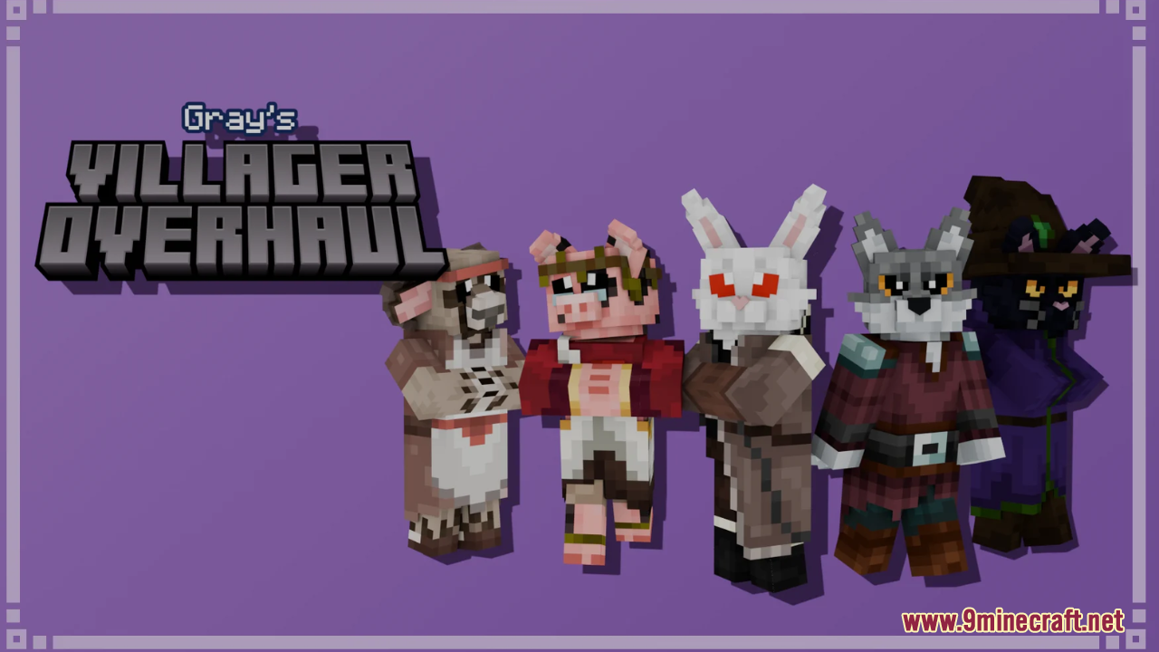 Gray's Villager Overhaul Resource Pack