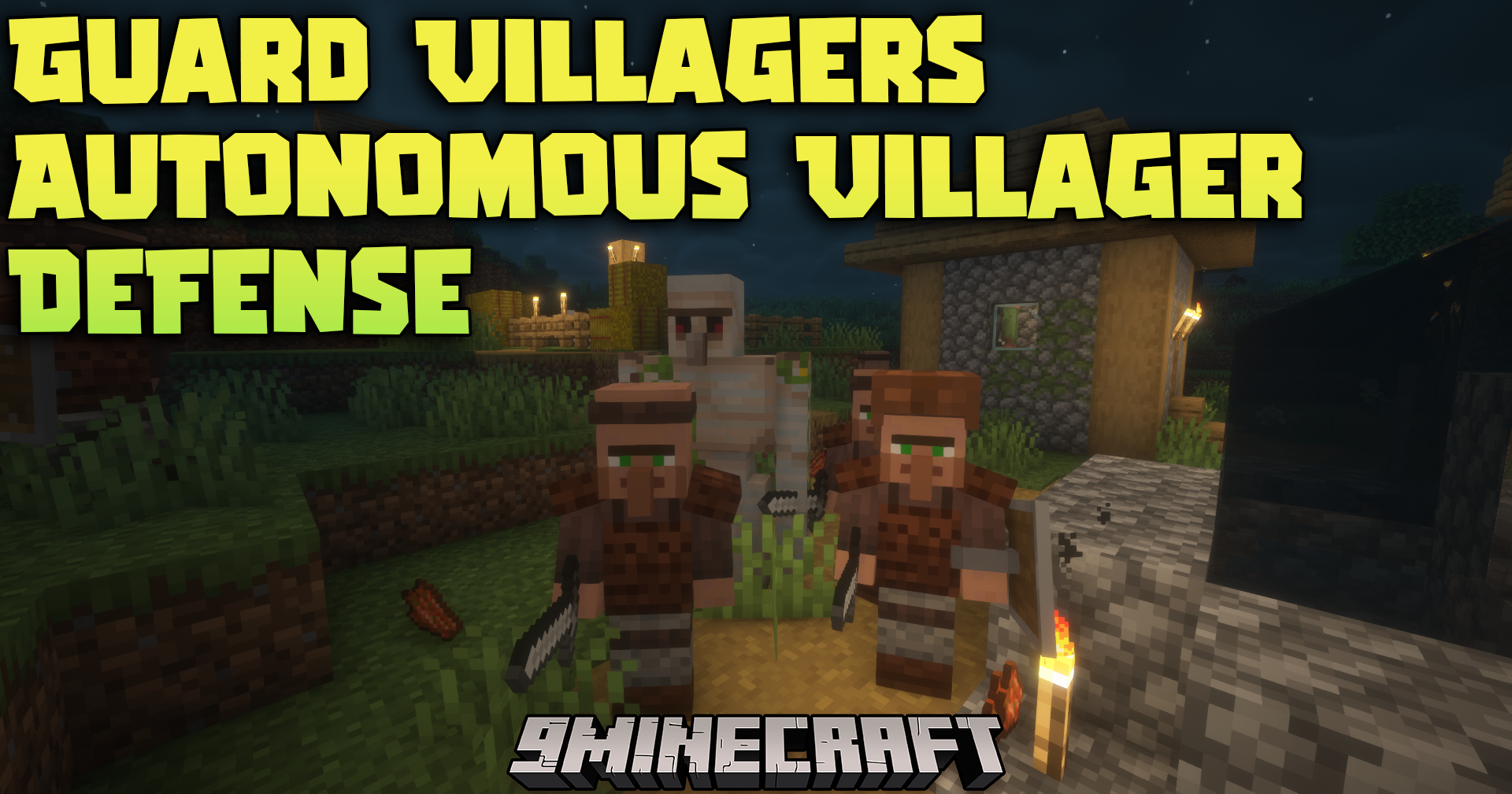 Guard Villagers Autonomous Villager Defense Mod