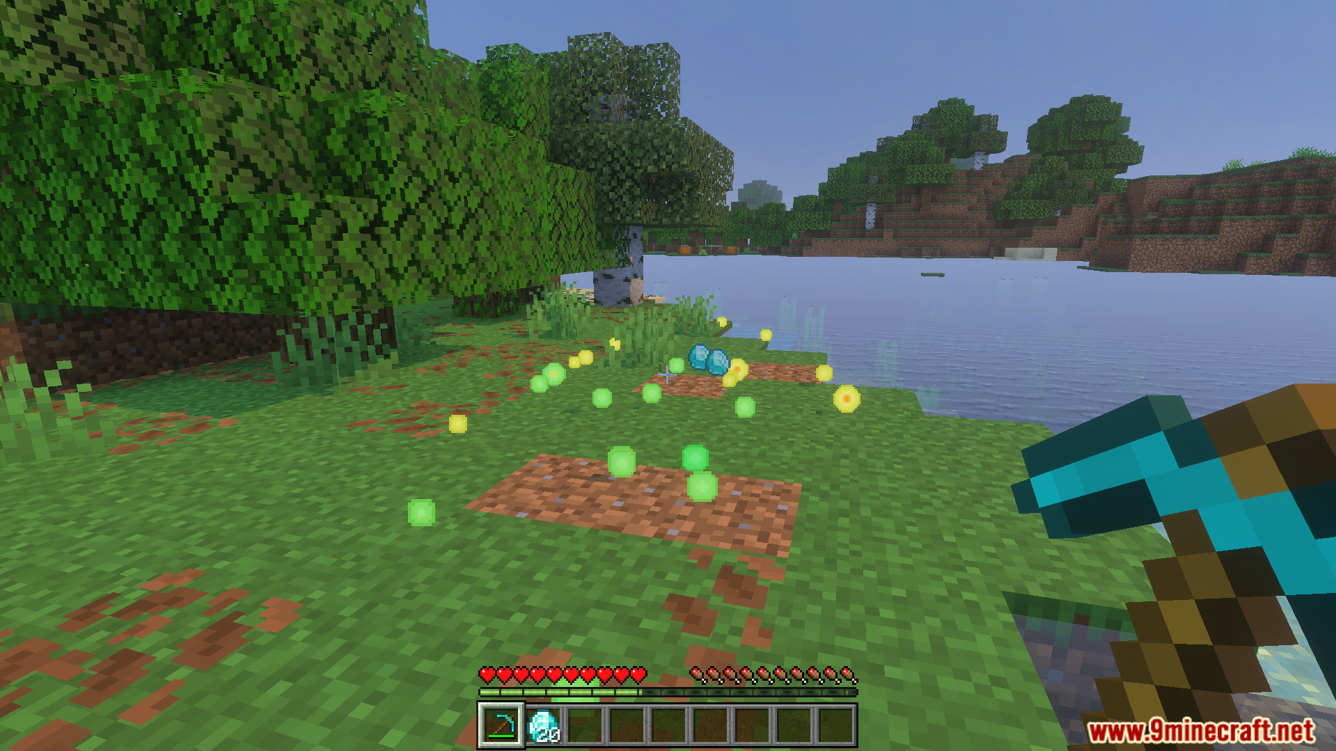 Mined diamond items being sent straight into the player inventory bag