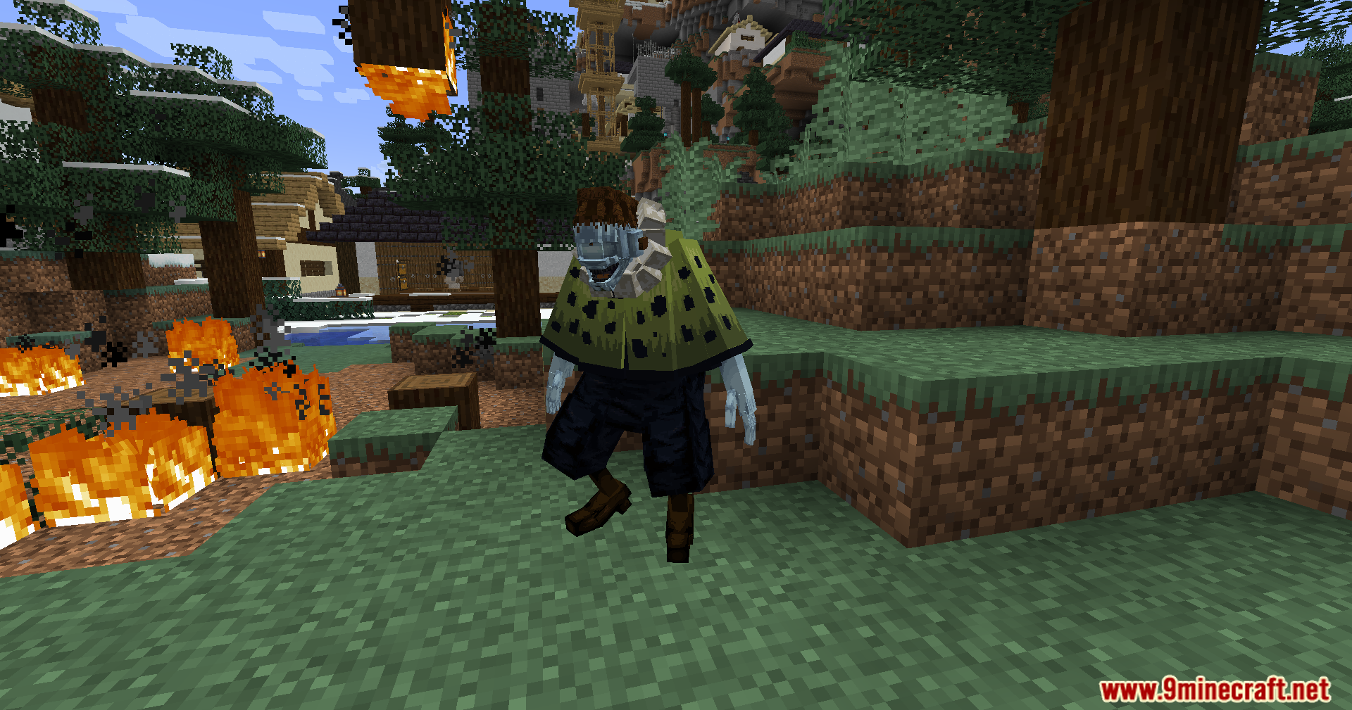 A front view of the Jogo cursed spirit