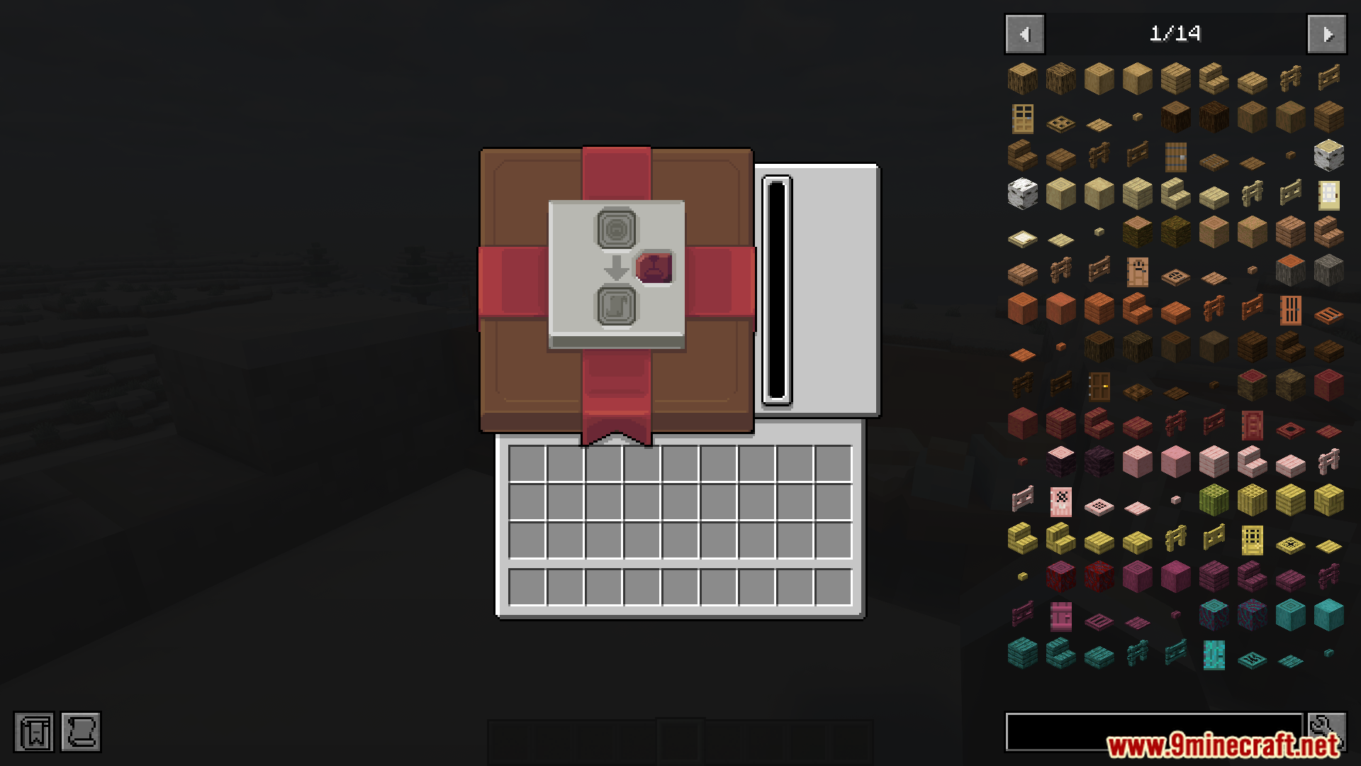 A custom enchanting interface with a progress bar