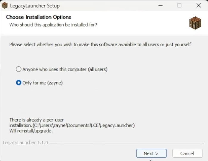 Legacy Console Edition Launcher Screenshot 1