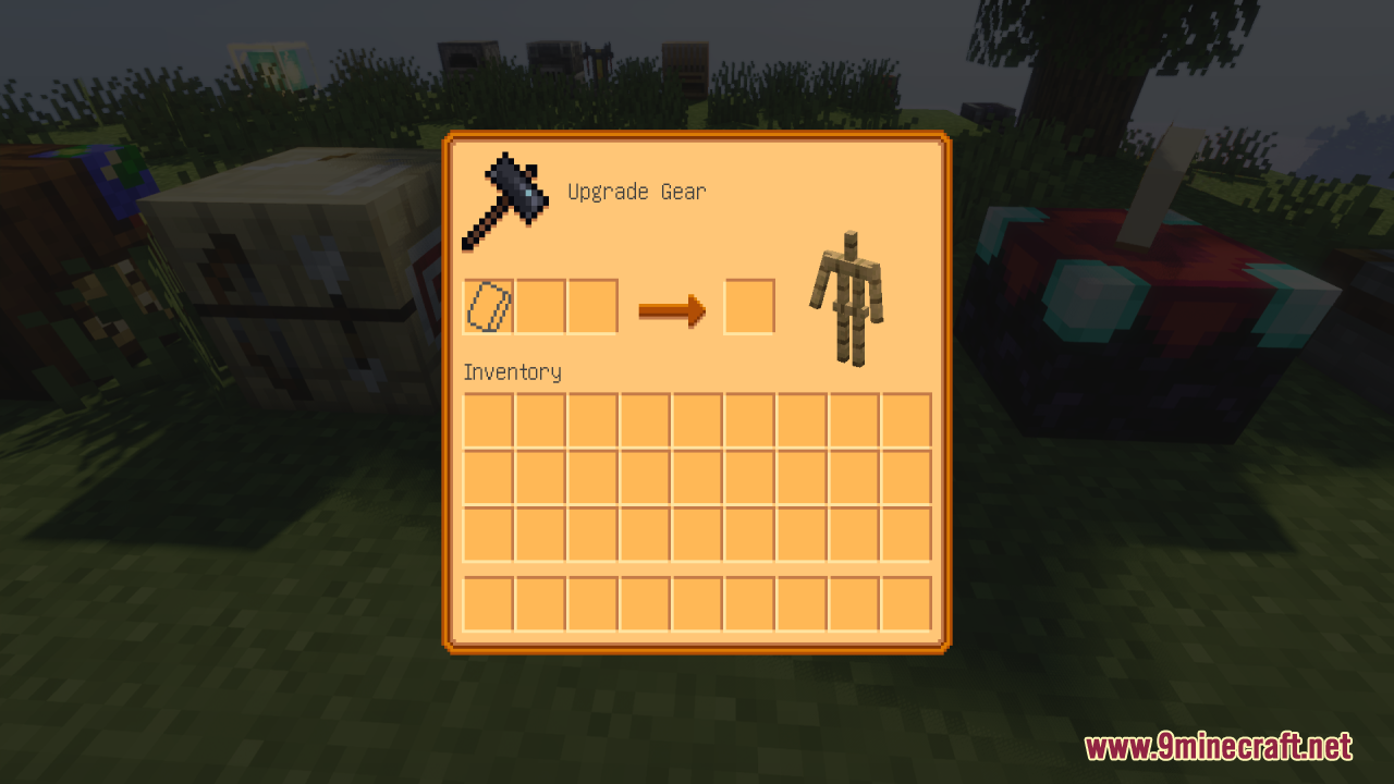 Upgrading gear with a custom Smithing Table interface