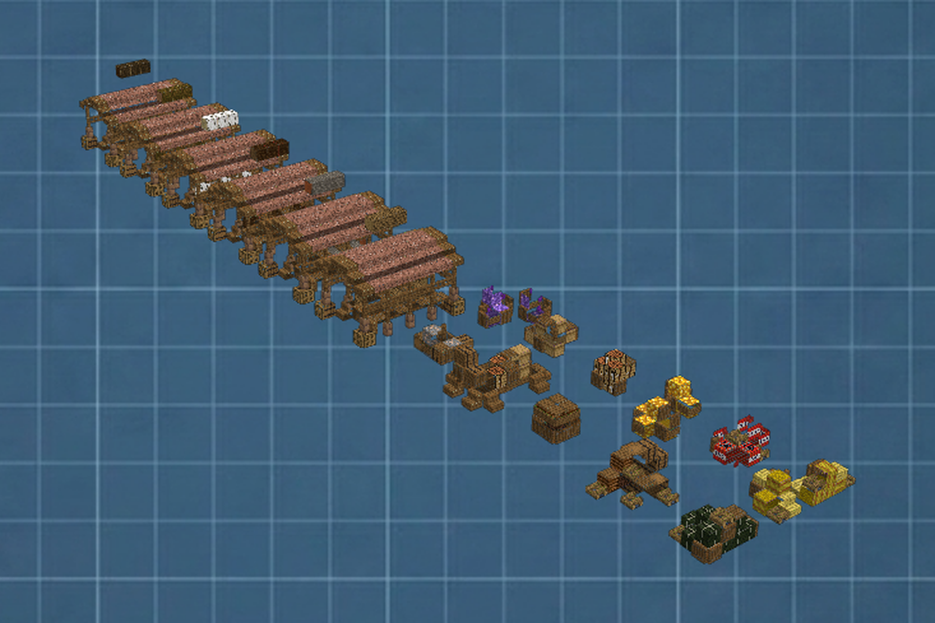 Medieval Dock Decoration No.1 Schematic