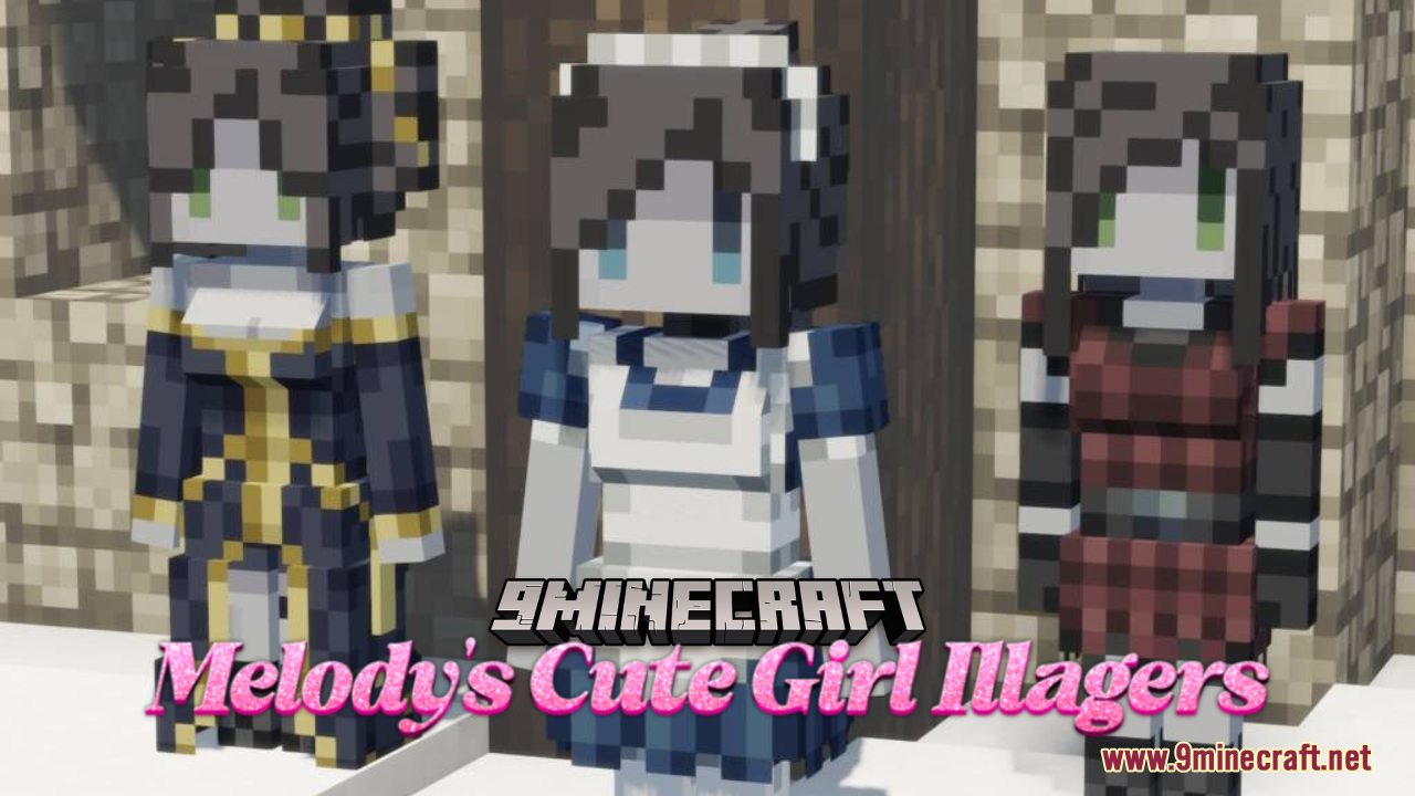 Melody's Cute Girl Illagers Resource Pack