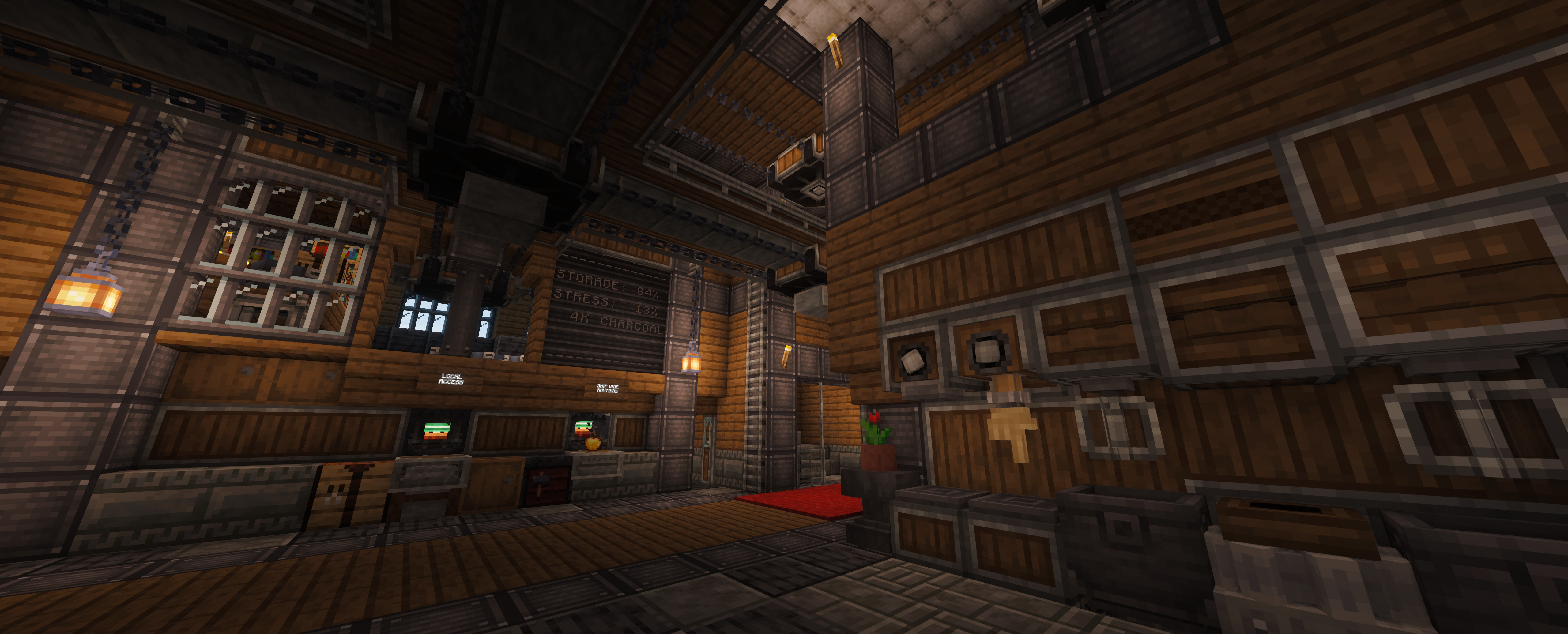 A detailed interior