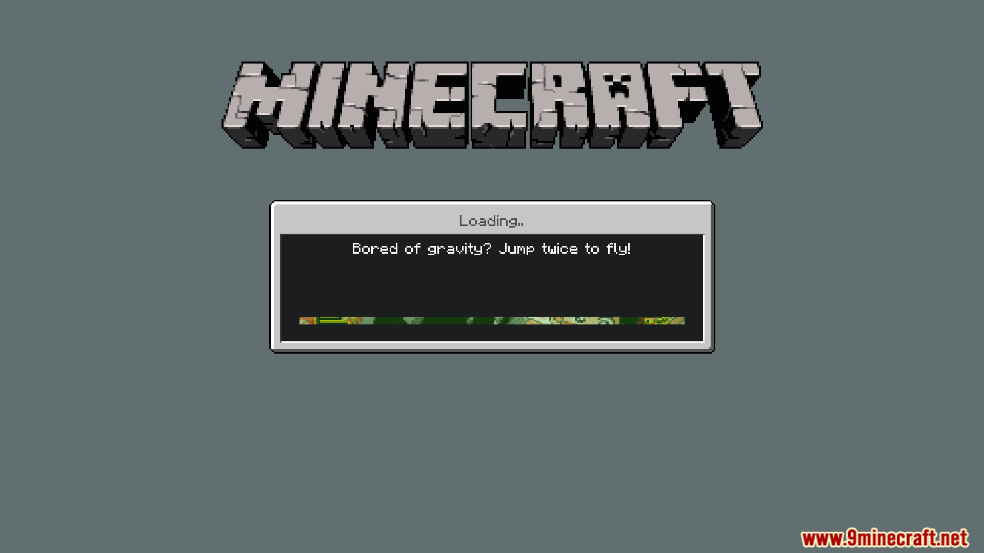 Objet Traduit 100x Natop Texture Pack Screenshot 2 The game loading screen shows off the addon's chaotic new textures
