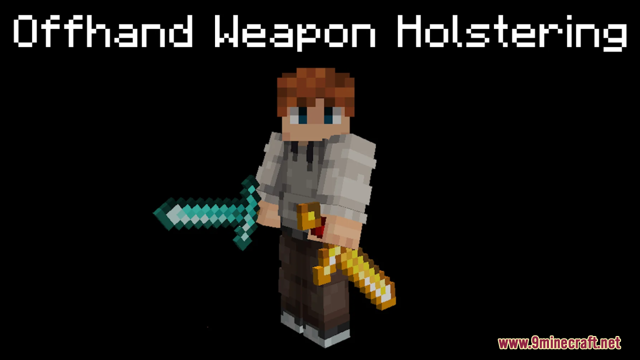 Offhand Weapon Holstering Resource Pack