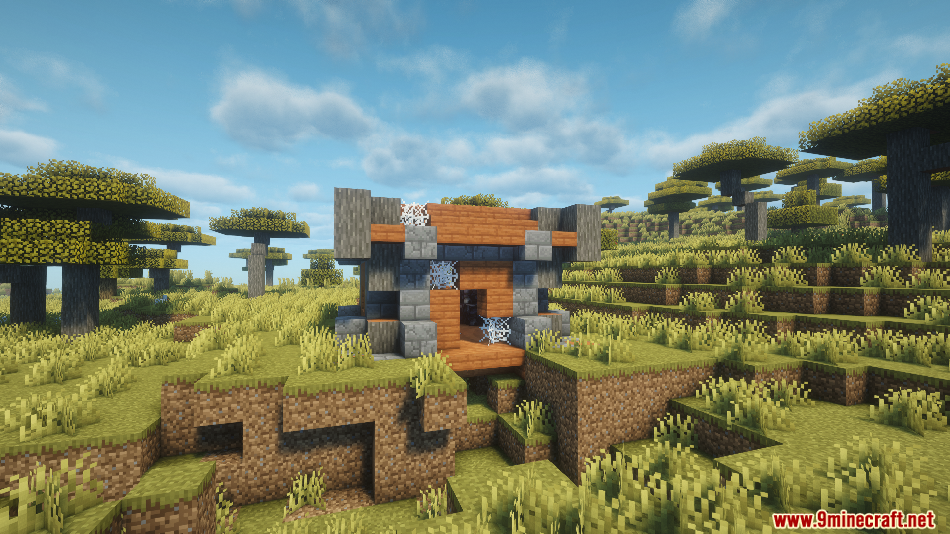 A small alien structure found in a savanna biome