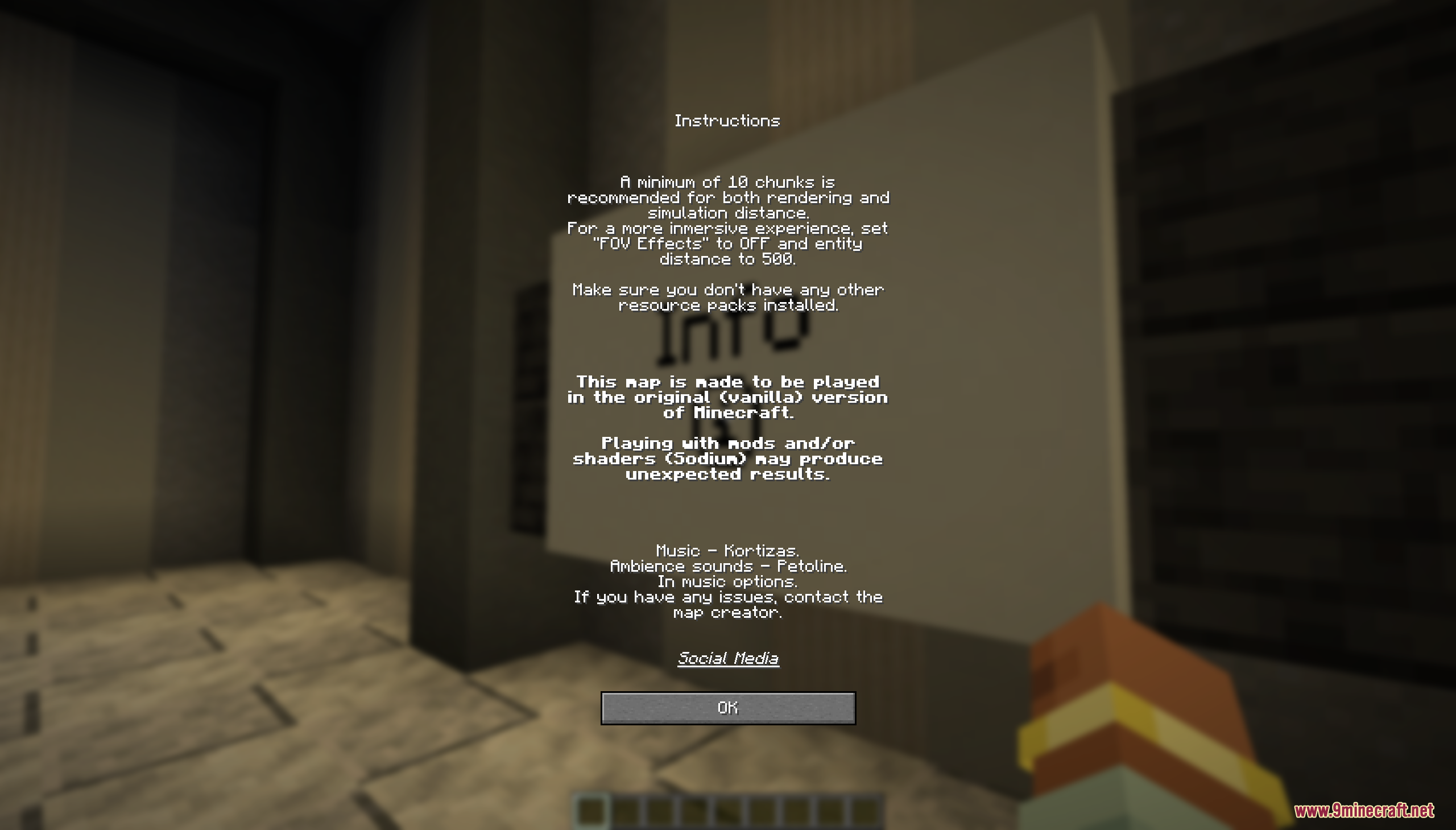 Reading the instructions for the Orbital Grove custom map