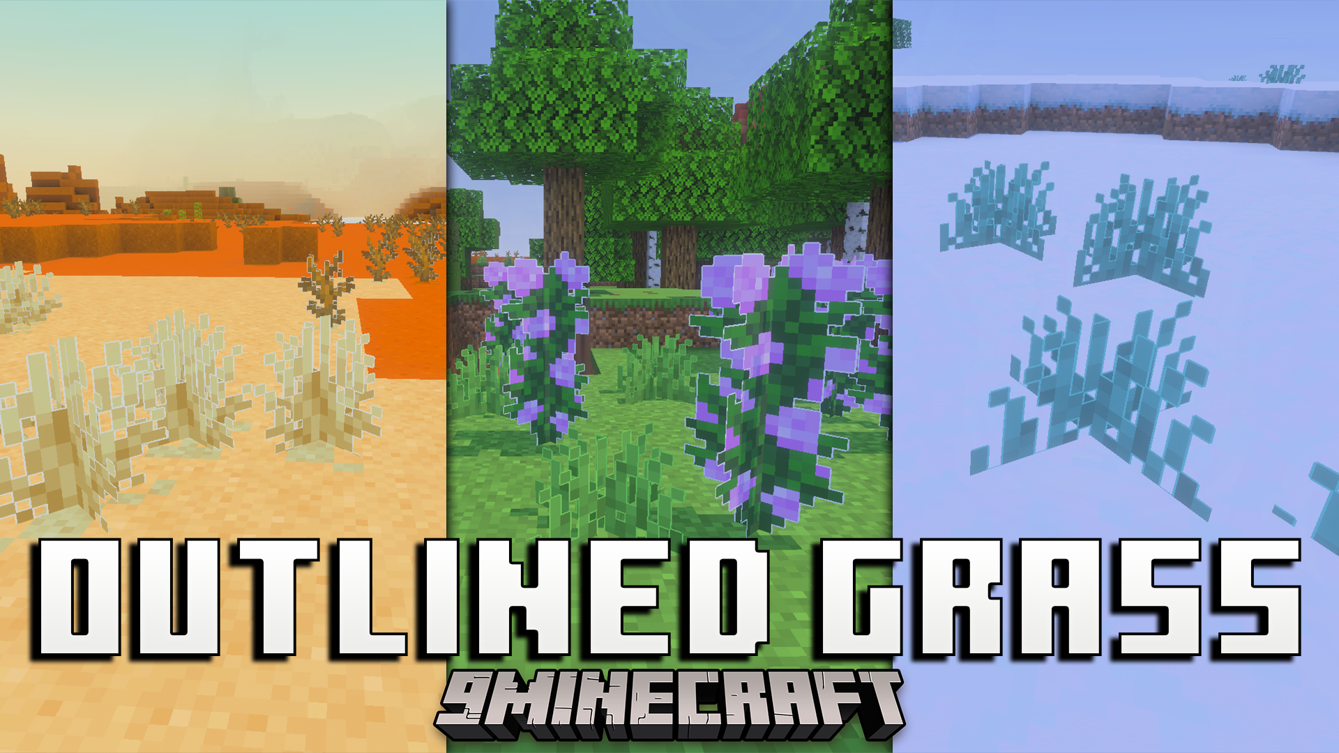 Outlined Grass Texture Pack