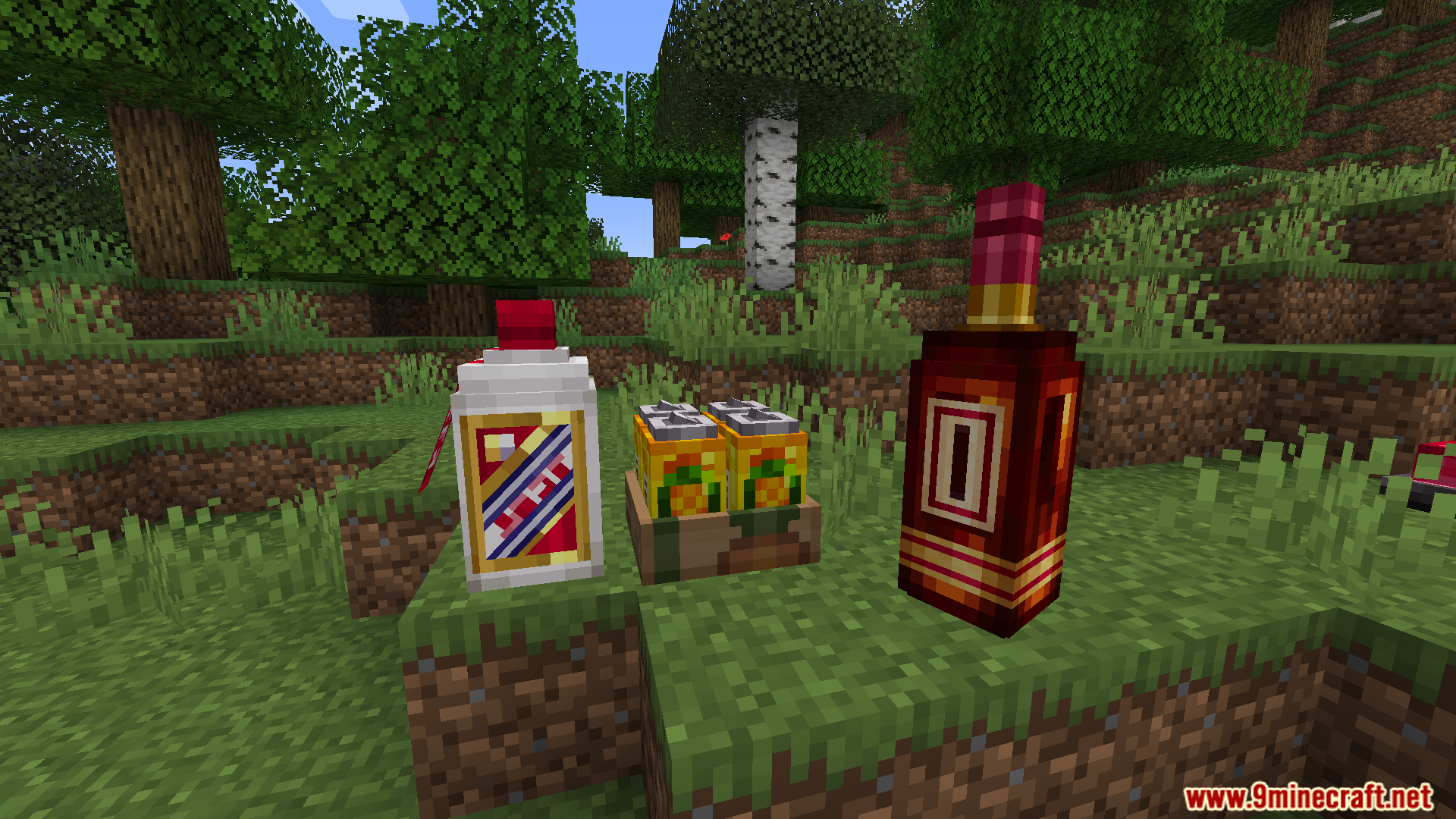 Paper Kite Manor mod adds various placeable drinks