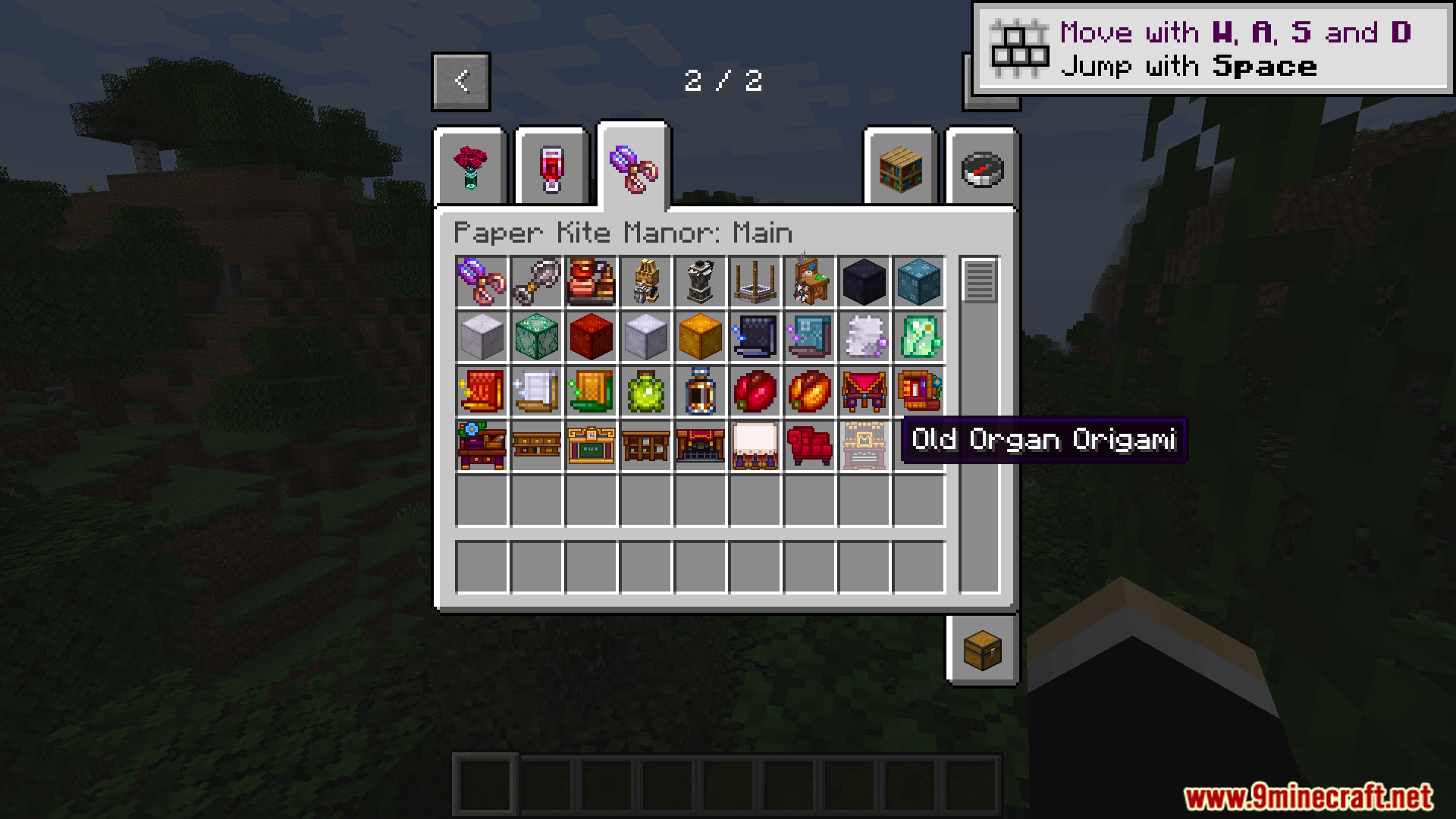 Paper Kite Manor mod adds various vintage furniture items