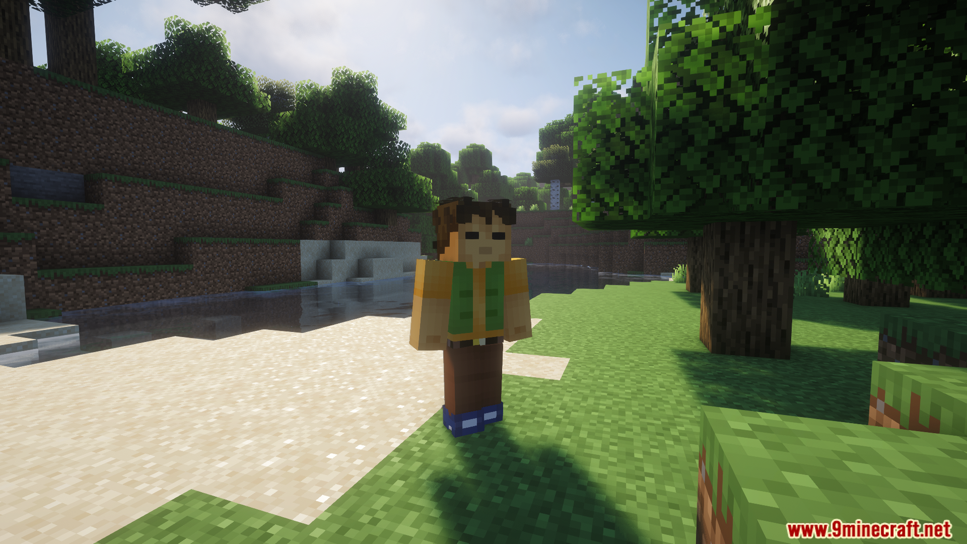 A trainer NPC with a new custom skin