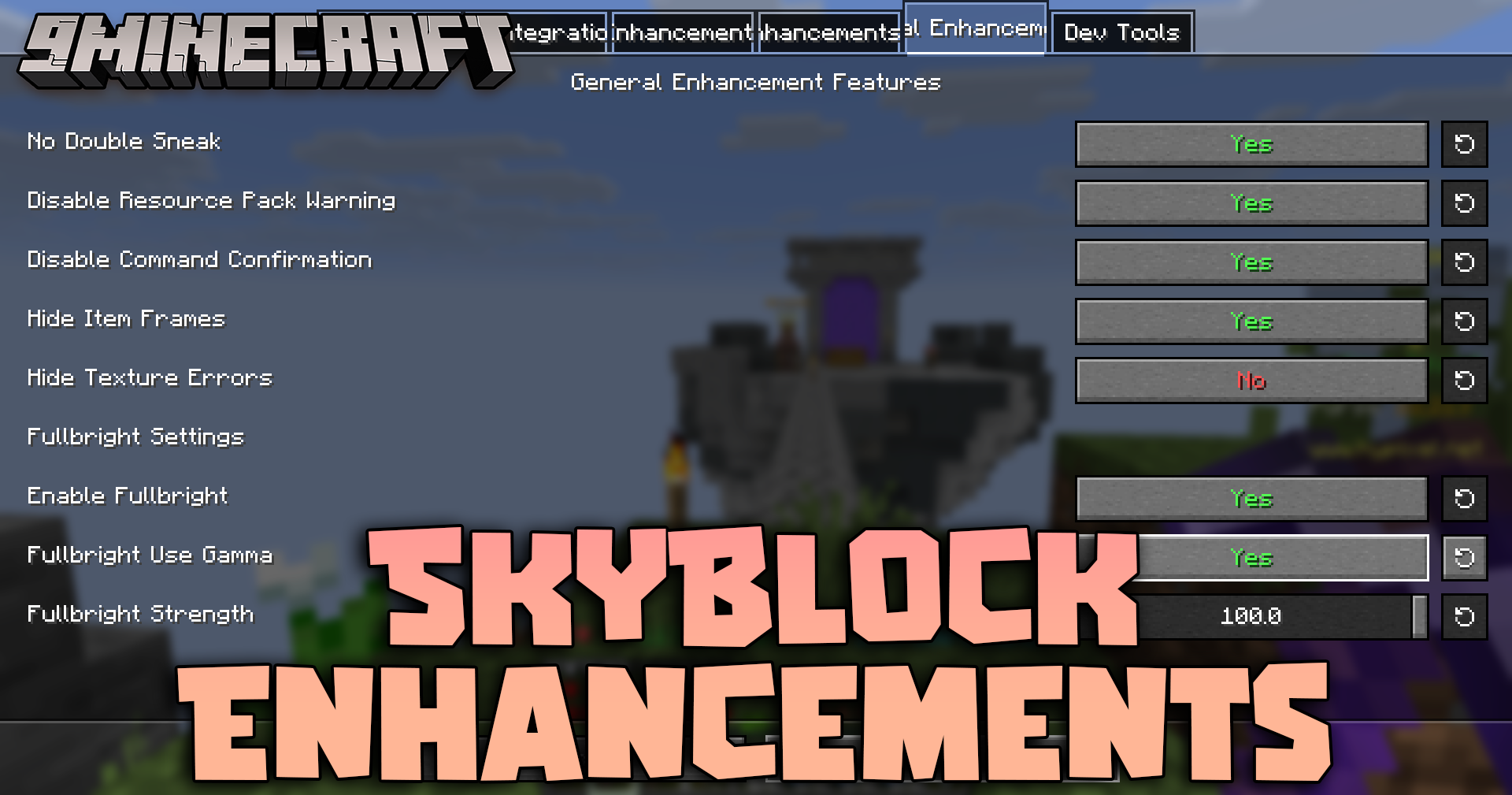 SkyBlock Enhancements Mod