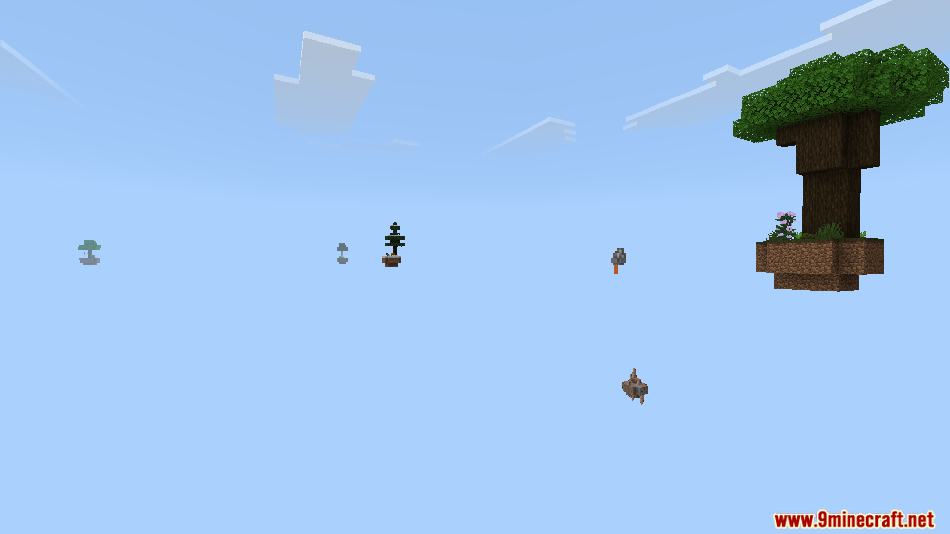 Expand your world to custom islands with unique layouts and resources