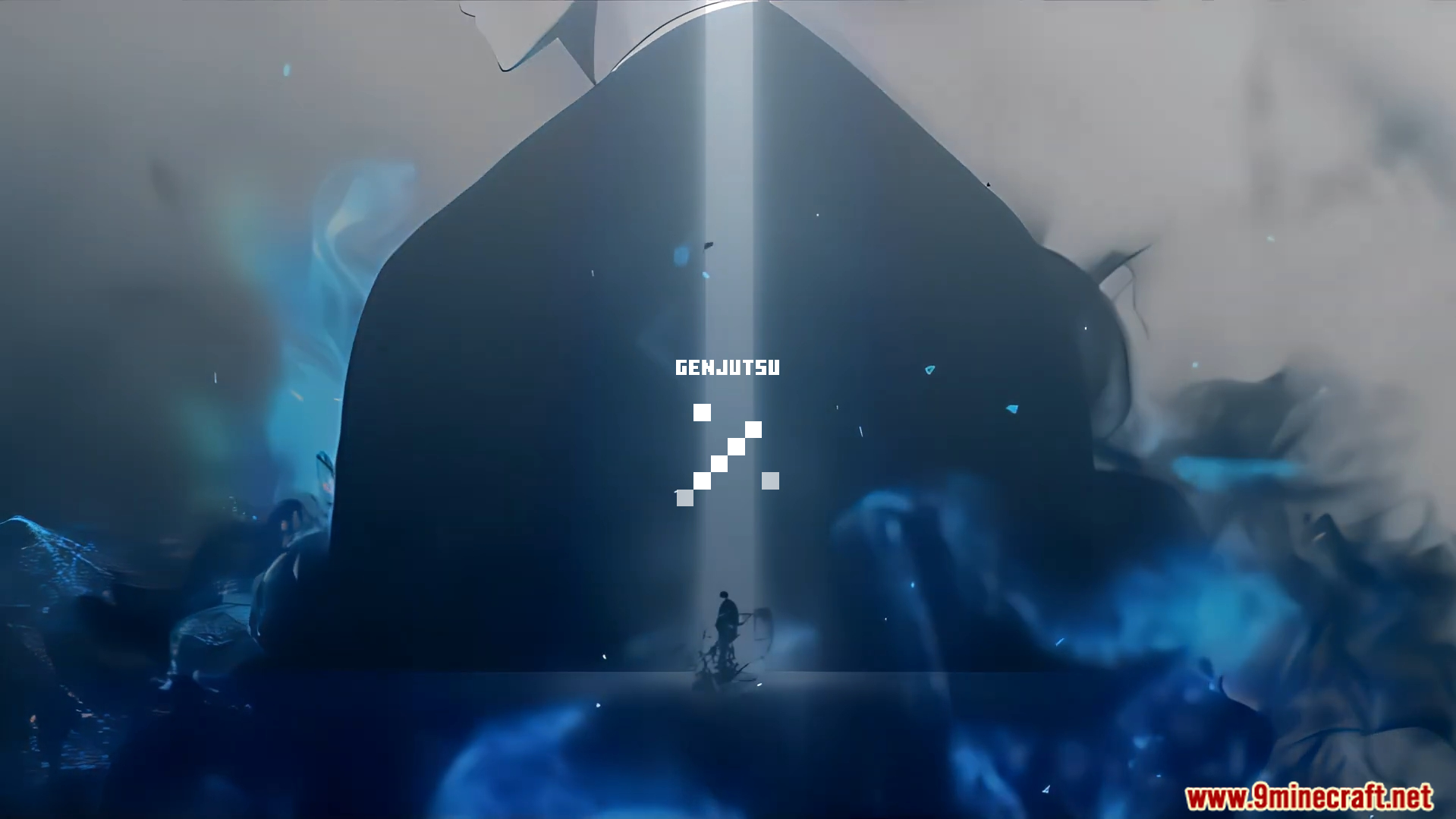 Solo Levelling Animated UI Texture Pack Screenshot 3 Solo Levelling Animated UI Texture Pack start screen with anime wallpaper