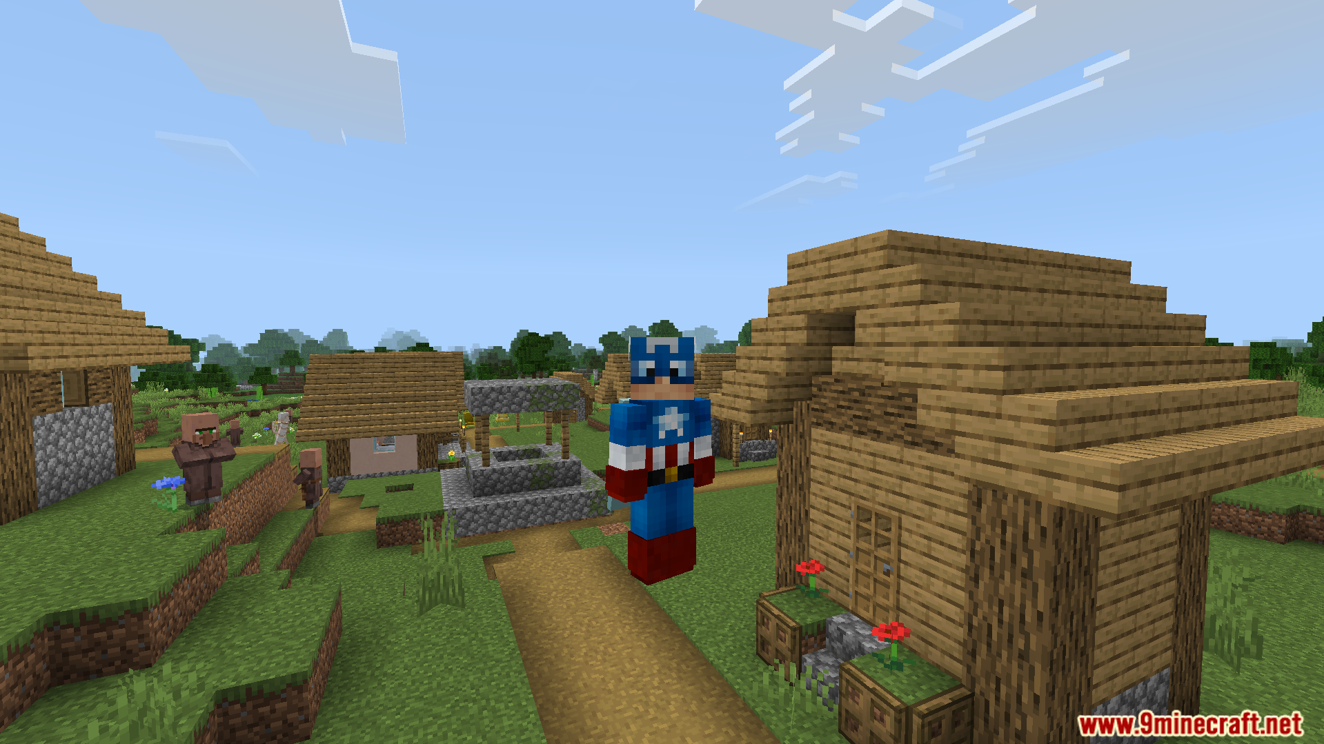 Explore your world as Captain America a legendary comic book hero