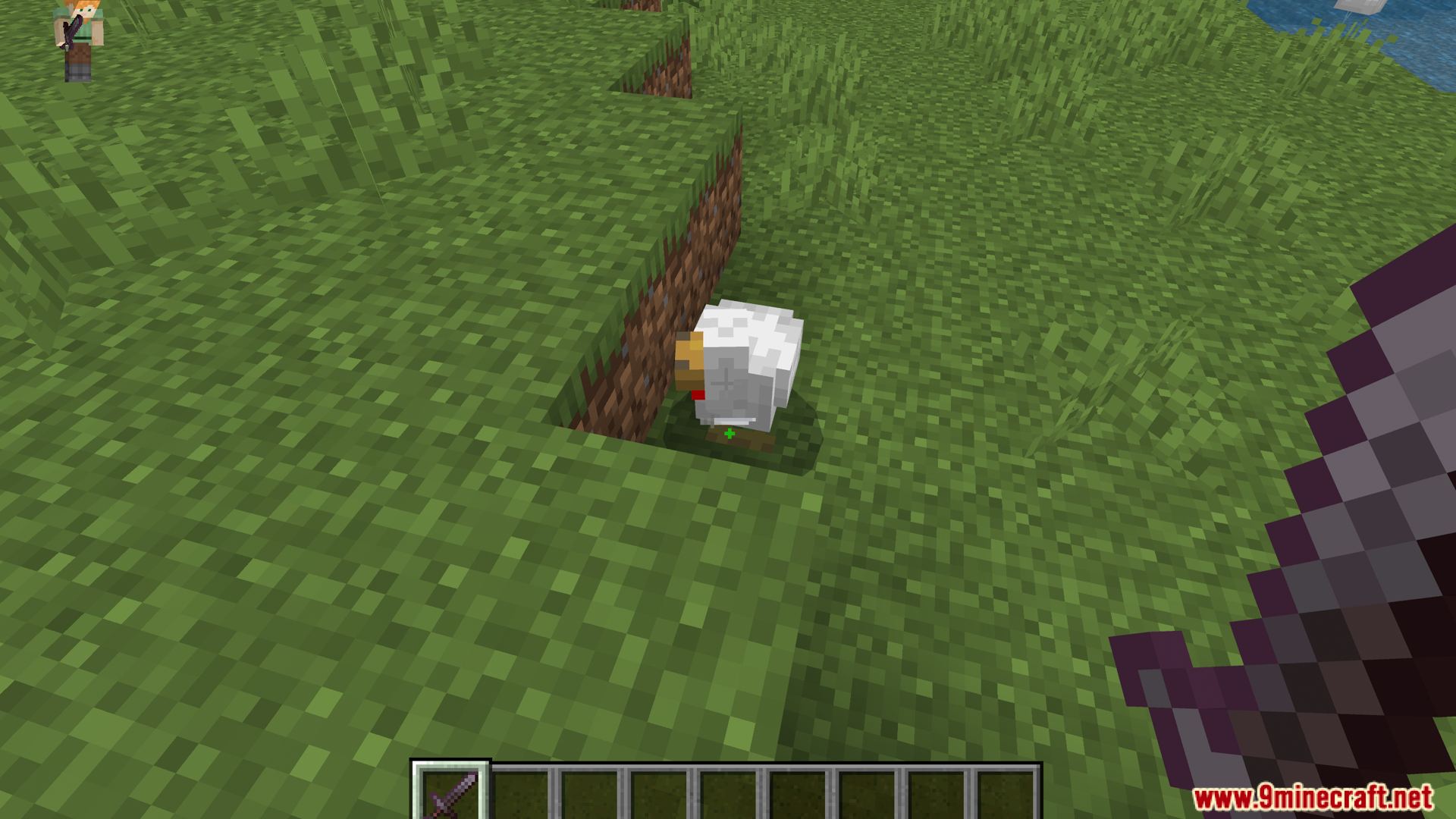 Players can use the new sweep attacks on any mob