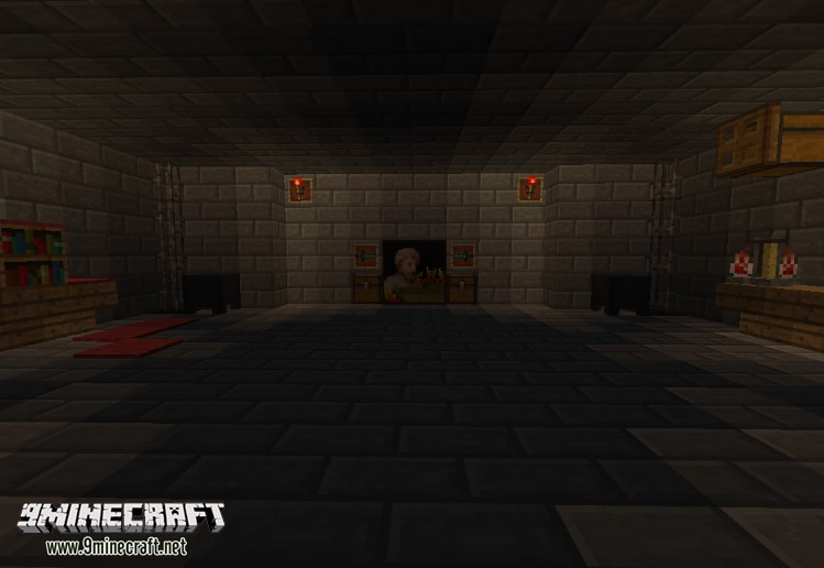 The Red Puzzle Map for Minecraft 1