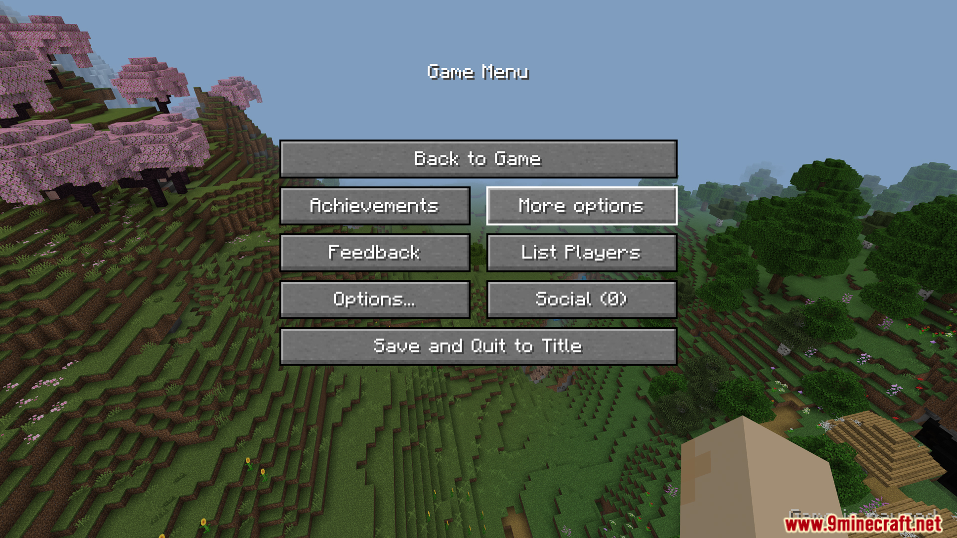 VDX Java Desktop UI Addon Screenshot 7 This addon converts the game menu to a classic style