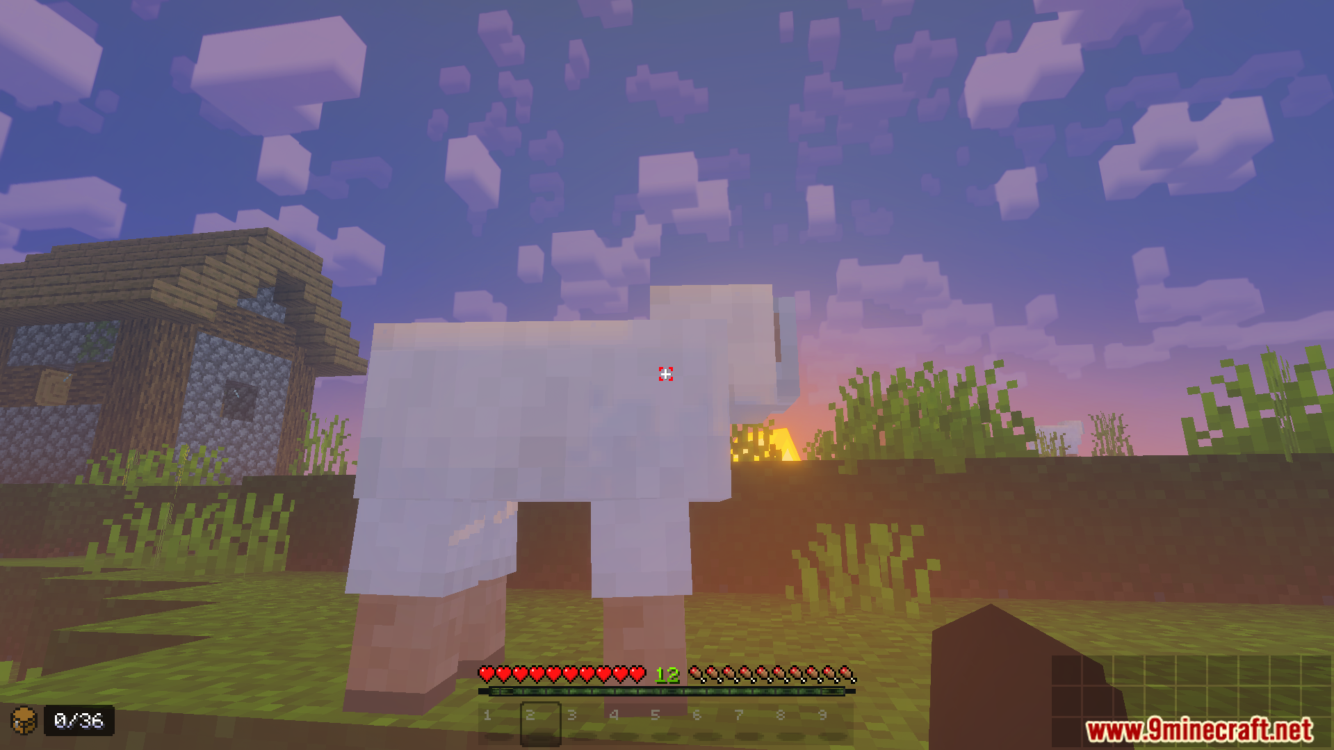 Smaller held items and tools give you a clearer combat view