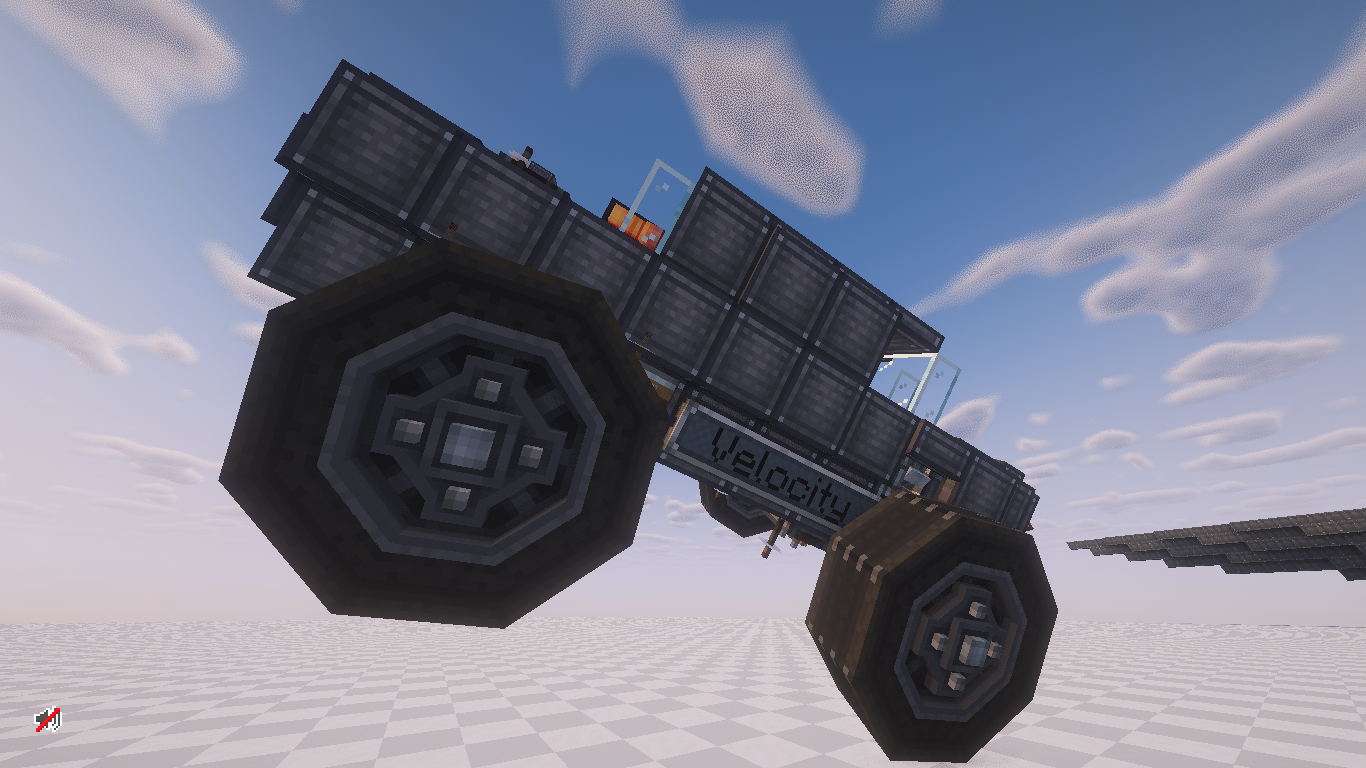 A blocky industrial