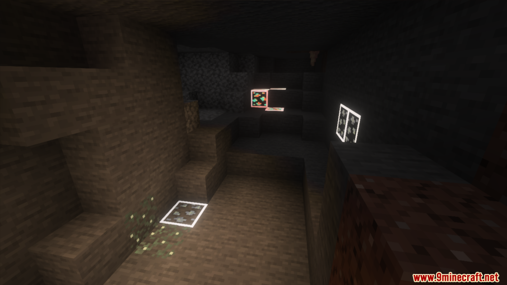 Find different types of valuable ores easily in the complete darkness